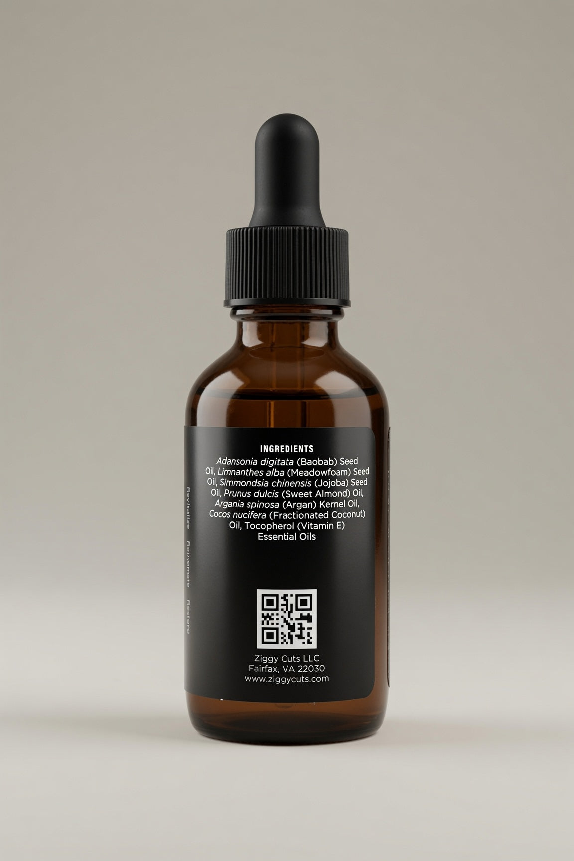 Ziggy Cuts beard oil ingredients