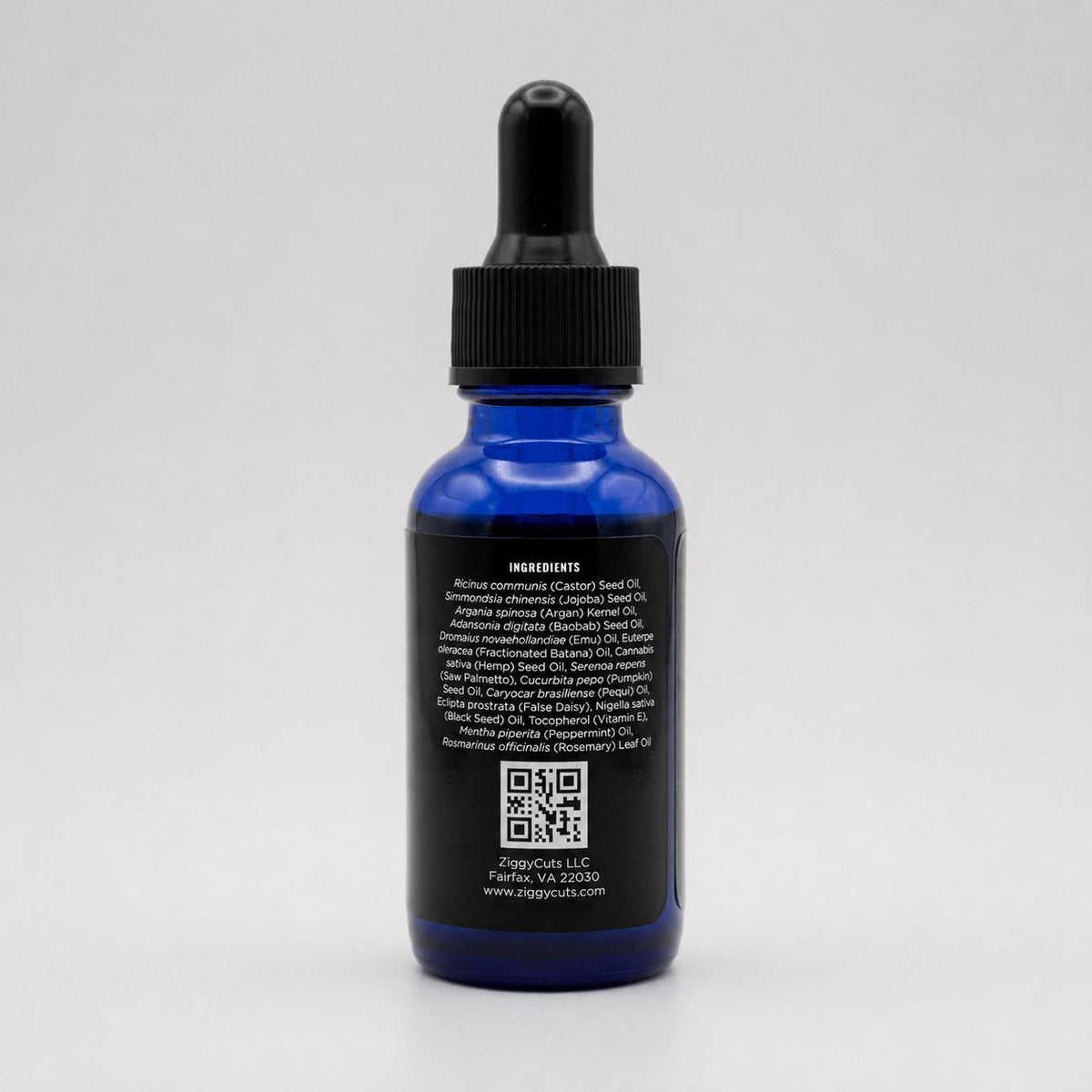 Hair Growth Serum bottle ingredients label